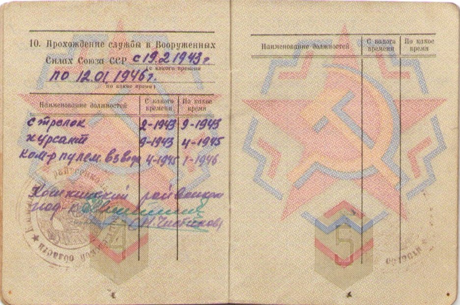 Абдрашитов С.Ш., военный билет, стр. 3